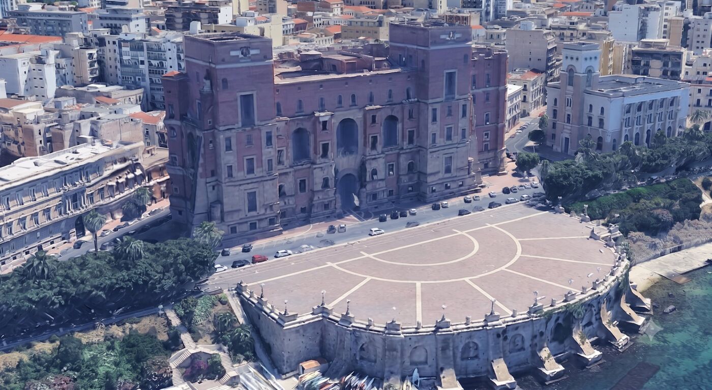 Vista del Palazzo del Governo di Taranto